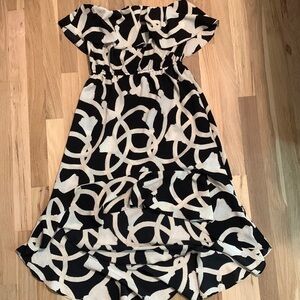 Macbeth Collection by Margaret Josephs Strapless High-Low Rope Dress Women’s M